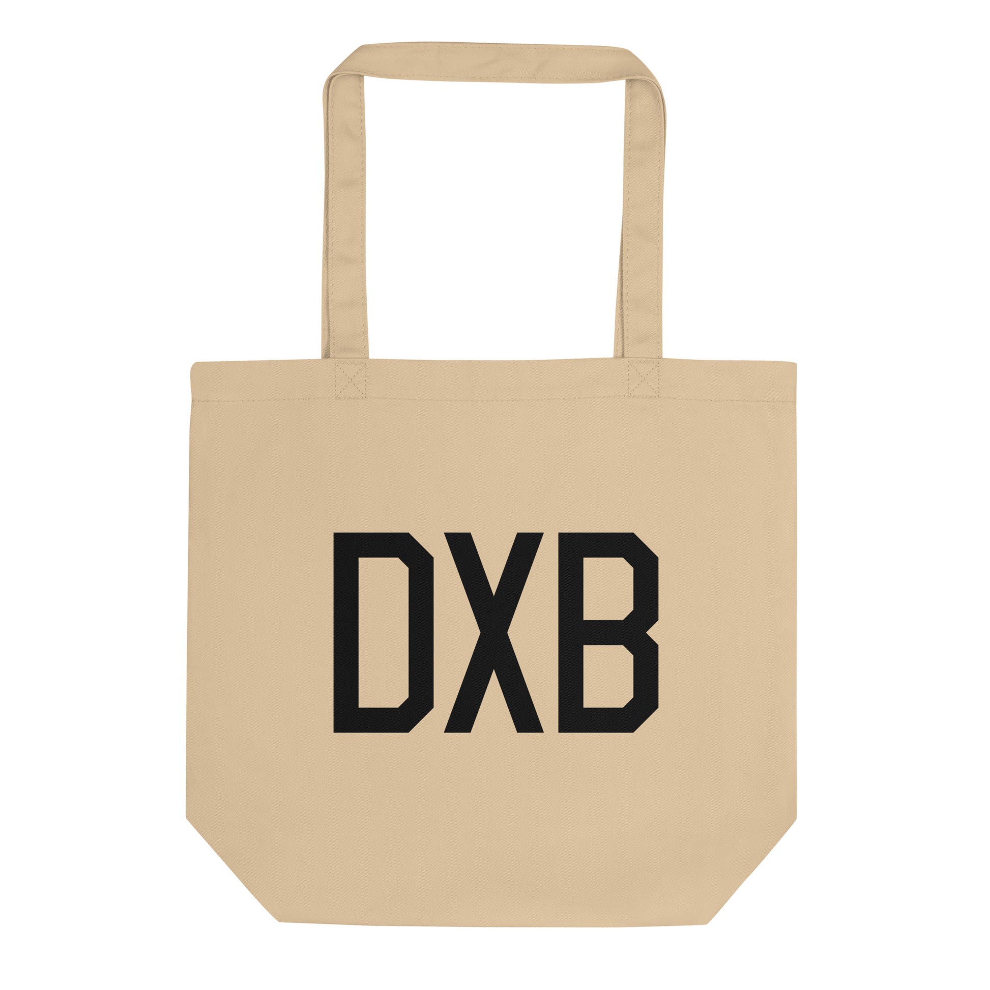 Aviation Gift Organic Tote - Black • DXB Dubai • YHM Designs - Image 01