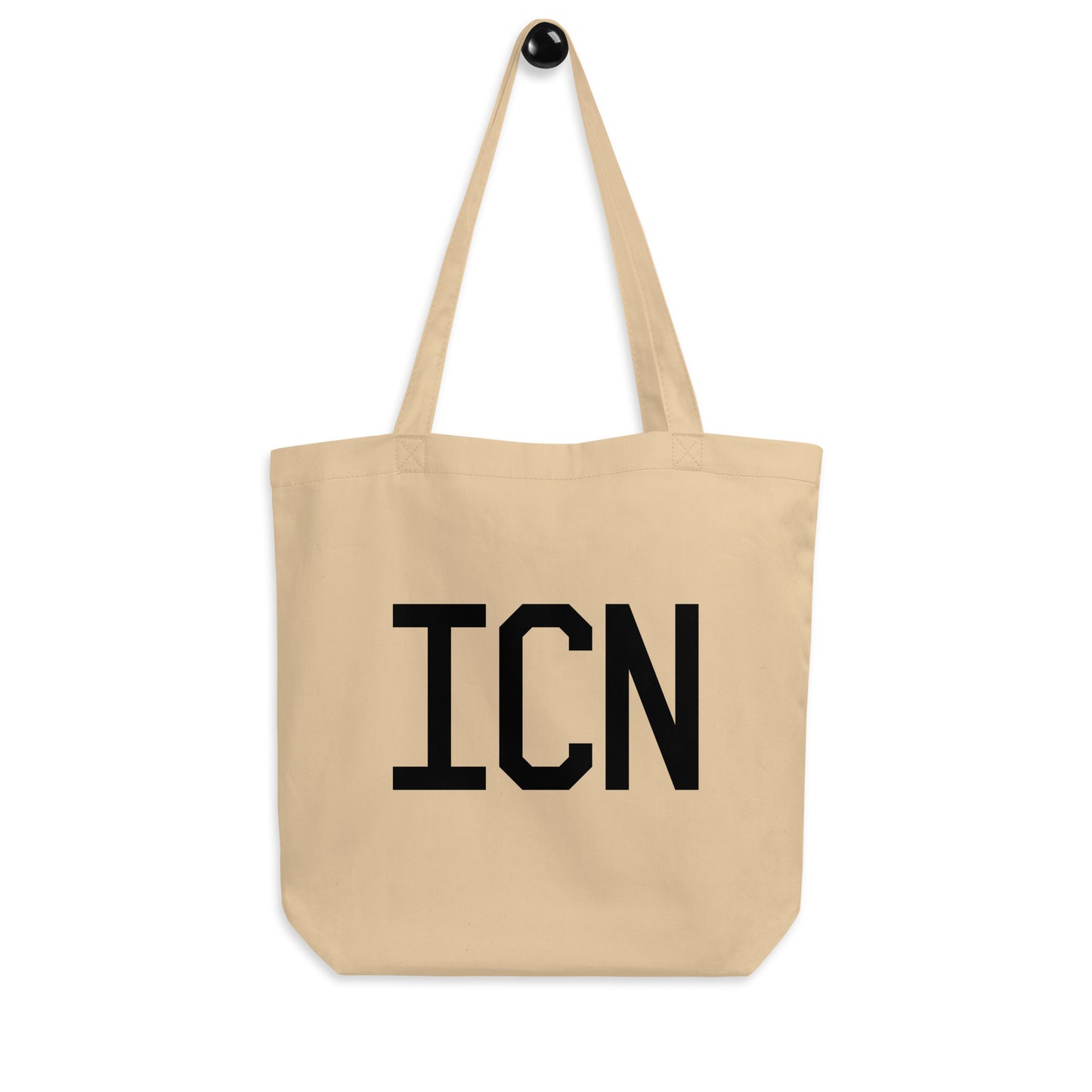 Aviation Gift Organic Tote - Black • ICN Seoul • YHM Designs - Image 04