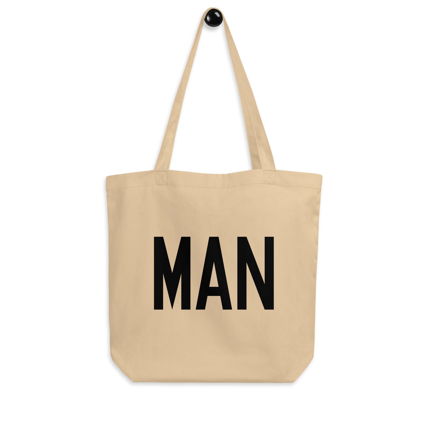 Aviation Gift Organic Tote - Black • MAN Manchester • YHM Designs - Image 04