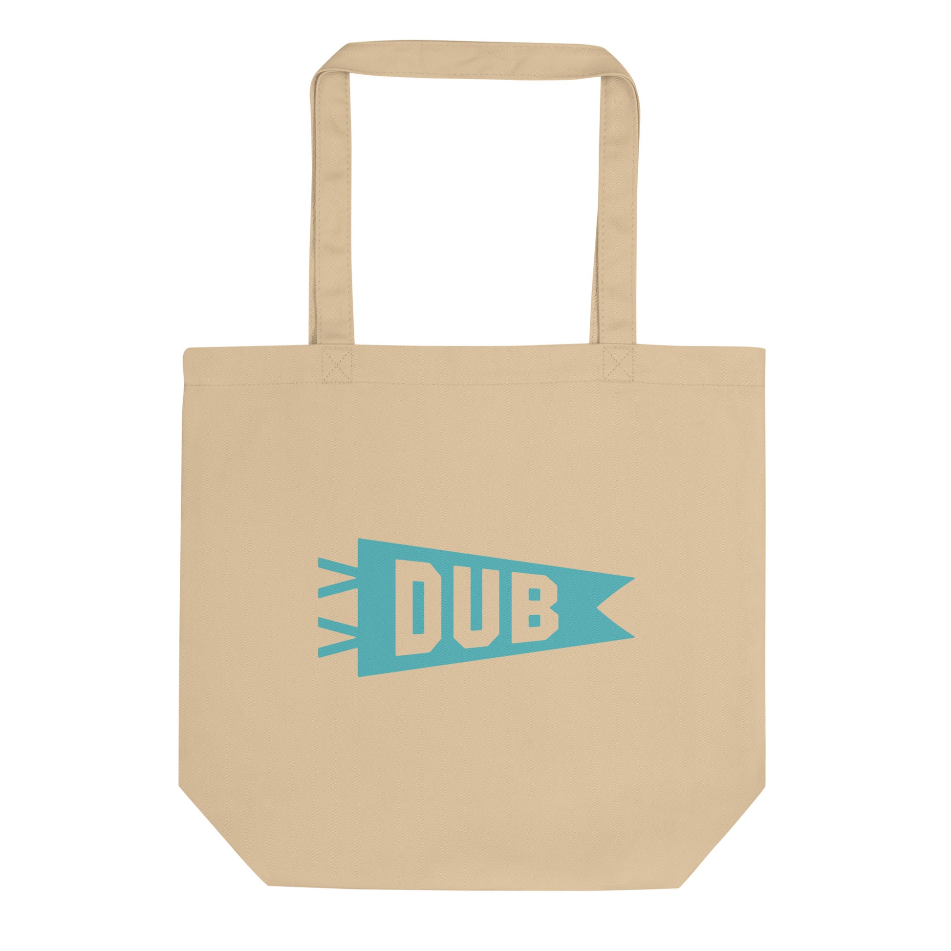 Cool Travel Gift Organic Tote Bag - Viking Blue • DUB Dublin • YHM Designs - Image 01