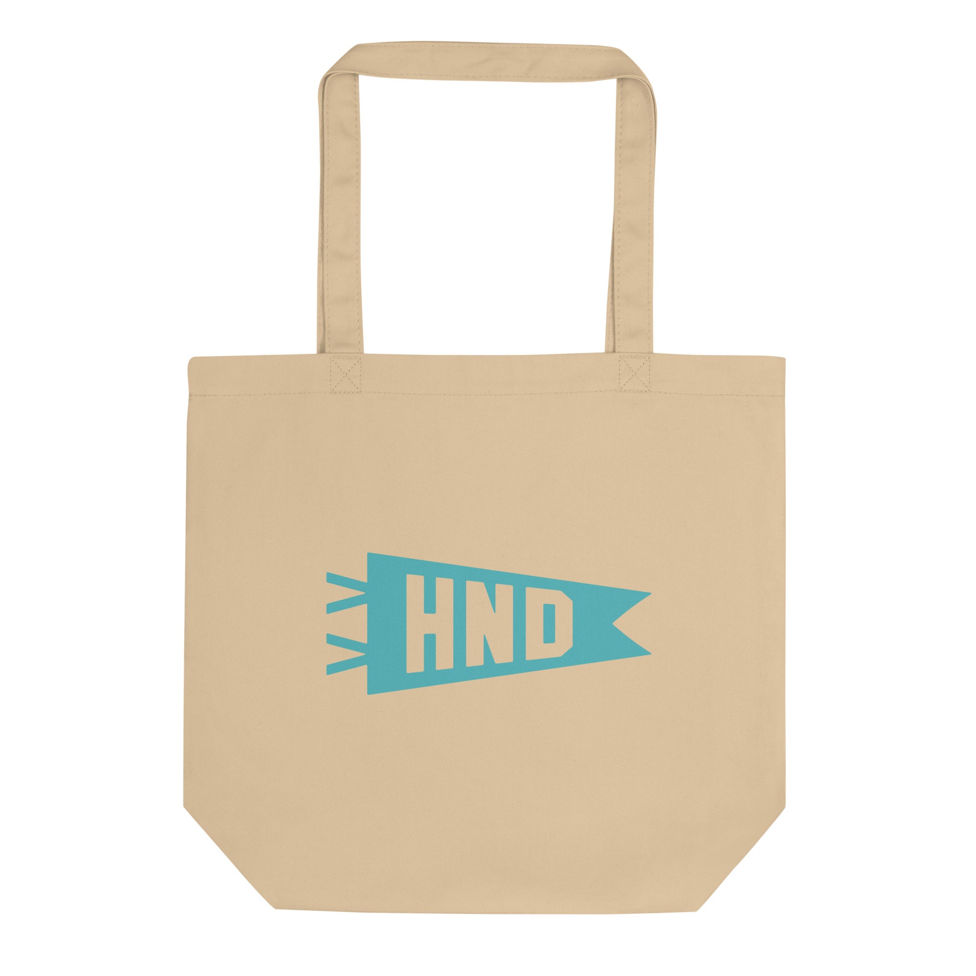 Cool Travel Gift Organic Tote Bag - Viking Blue • HND Tokyo • YHM Designs - Image 01