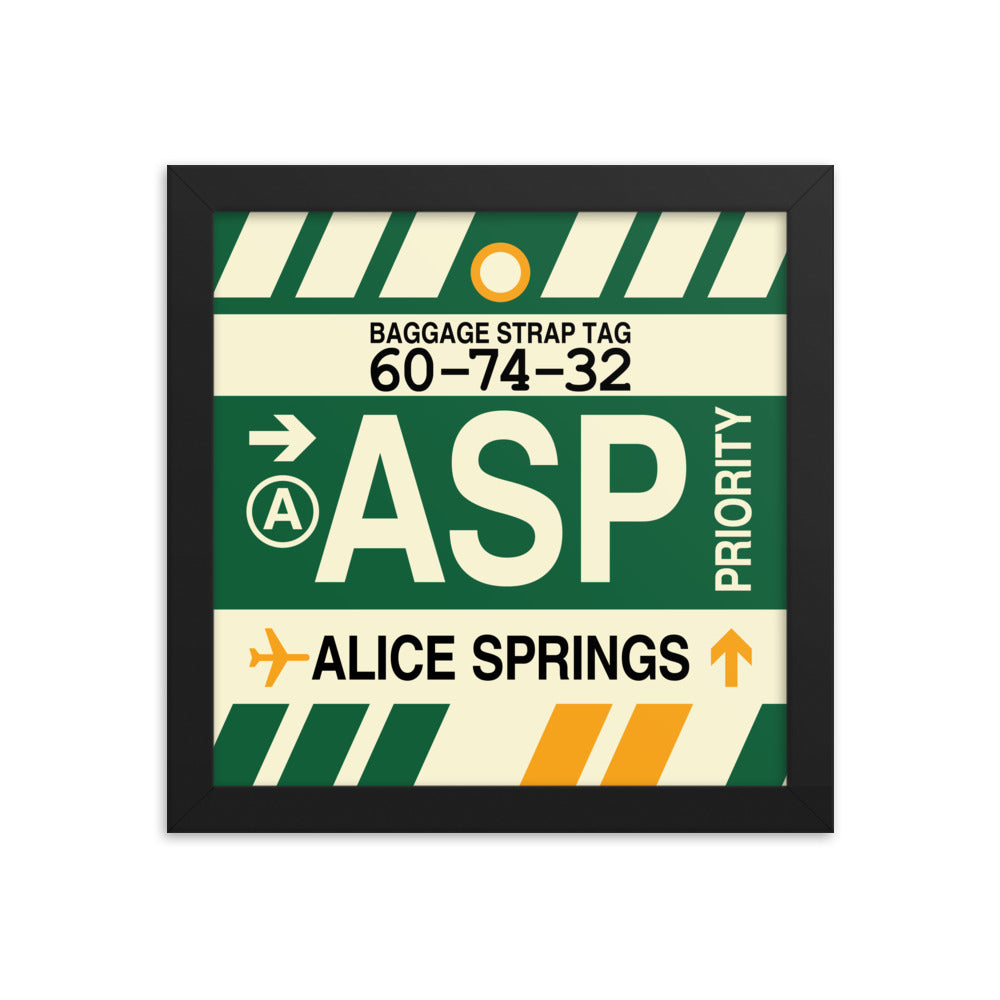 Travel-Themed Framed Print • ASP Alice Springs • YHM Designs - Image 01