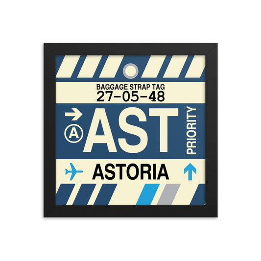 Travel-Themed Framed Print • AST Astoria • YHM Designs - Image 01
