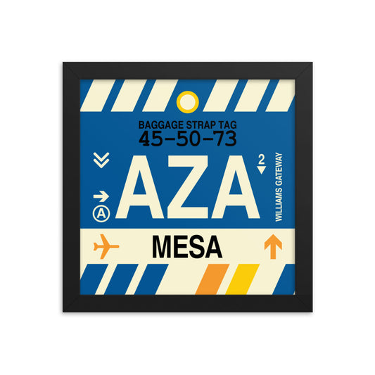 Travel-Themed Framed Print • AZA Mesa • YHM Designs - Image 01