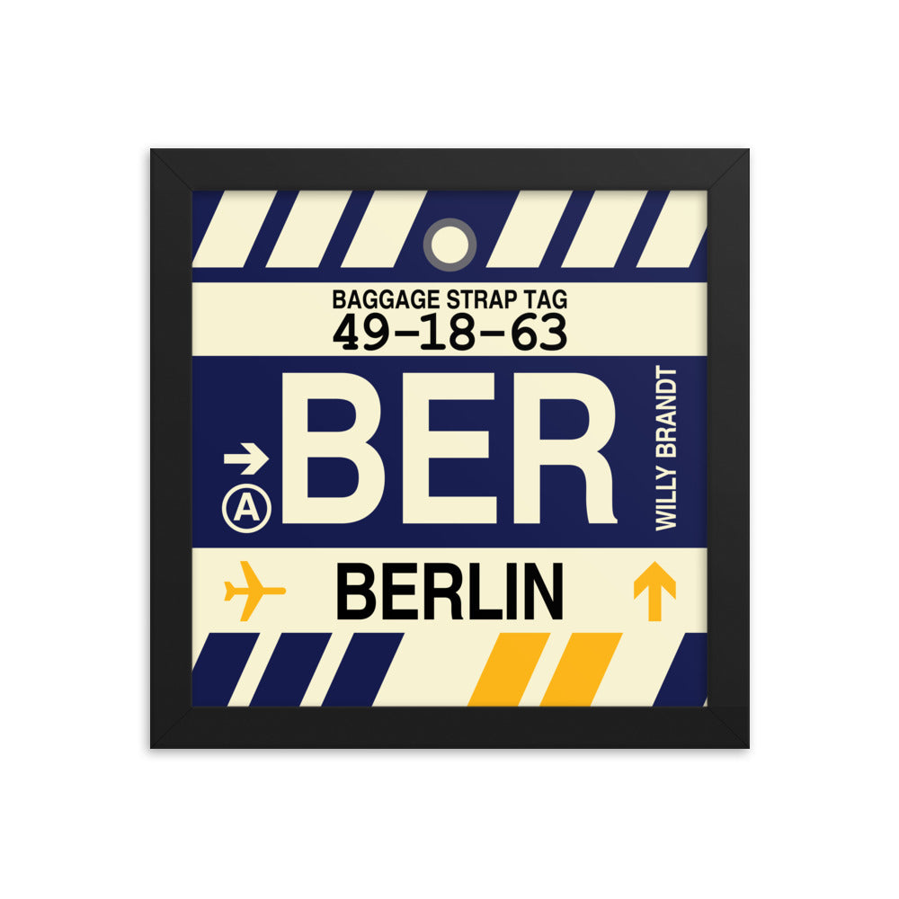 Berlin Germany Prints and Wall Art • BER Airport Code