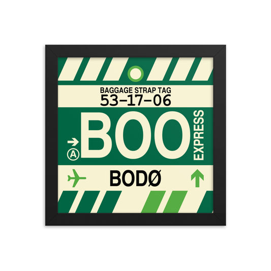 Travel-Themed Framed Print • BOO Bodo • YHM Designs - Image 01