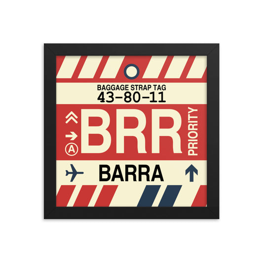 Travel-Themed Framed Print • BRR Barra • YHM Designs - Image 01