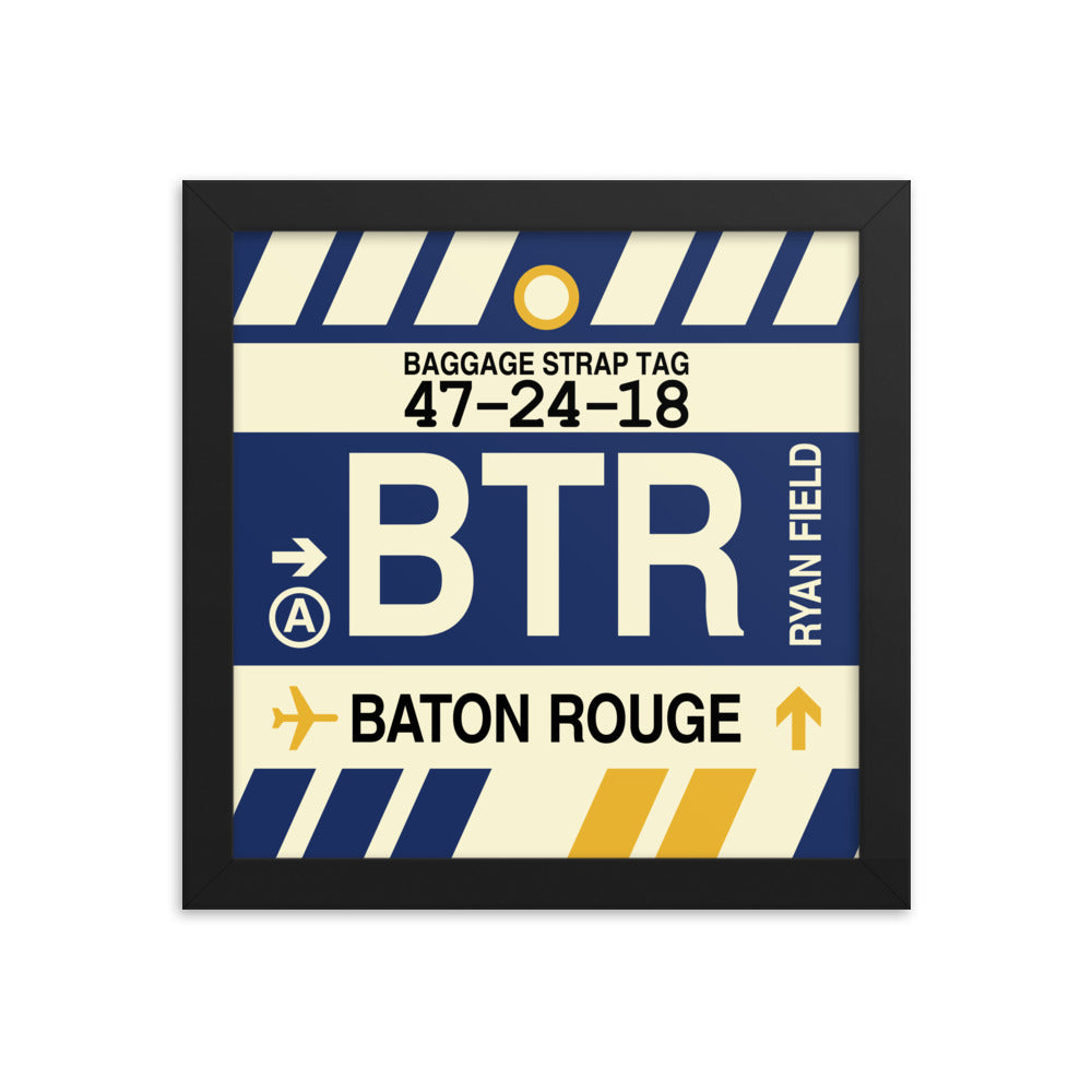 Travel-Themed Framed Print • BTR Baton Rouge • YHM Designs - Image 01