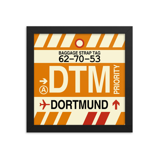 Travel-Themed Framed Print • DTM Dortmund • YHM Designs - Image 01
