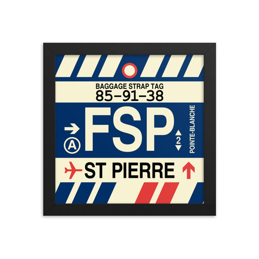 Travel-Themed Framed Print • FSP St-Pierre • YHM Designs - Image 01