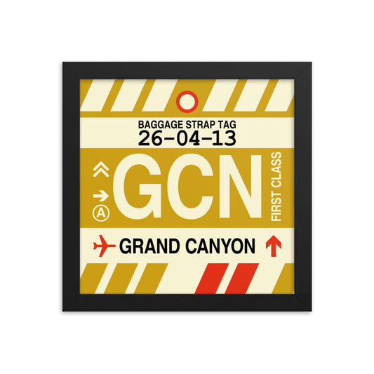 Travel-Themed Framed Print • GCN Grand Canyon Souvenir • YHM Designs - Image 01
