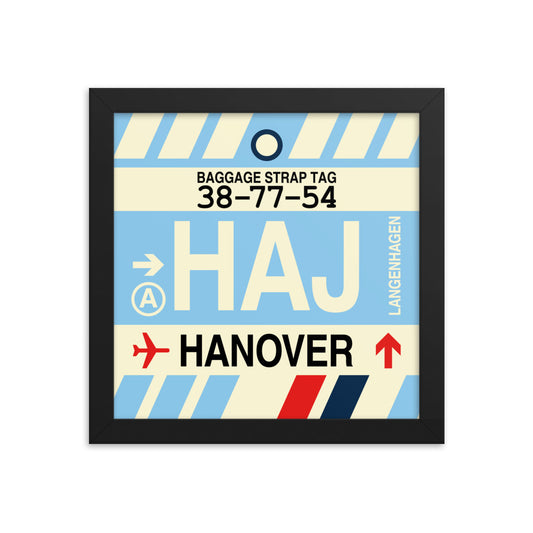 Travel-Themed Framed Print • HAJ Hanover • YHM Designs - Image 01