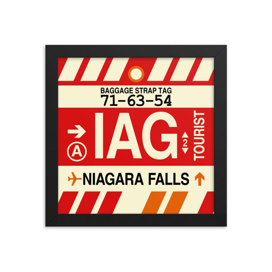 Travel-Themed Framed Print • IAG Niagara Falls Souvenir • YHM Designs - Image 01