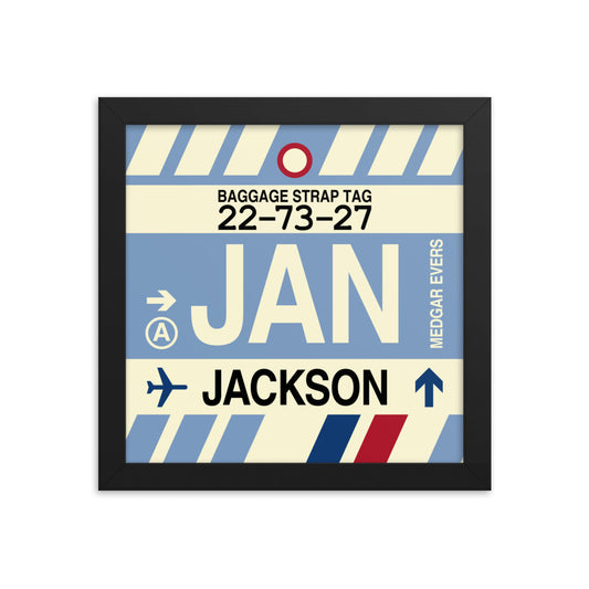 Travel-Themed Framed Print • JAN Jackson Souvenir • YHM Designs - Image 01