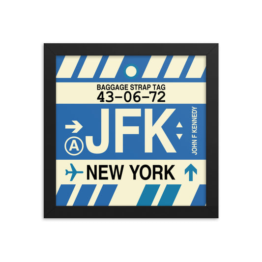 Travel-Themed Framed Print • JFK New York City • YHM Designs - Image 01