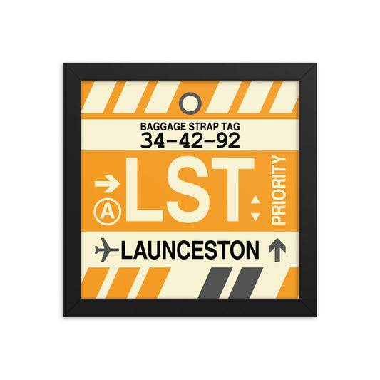 Travel-Themed Framed Print • LST Launceston • YHM Designs - Image 01
