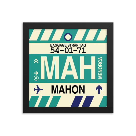 Travel-Themed Framed Print • MAH Mahon Souvenir • YHM Designs - Image 01