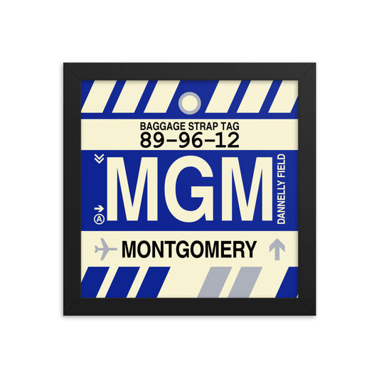 Travel-Themed Framed Print • MGM Montgomery Souvenir • YHM Designs - Image 01
