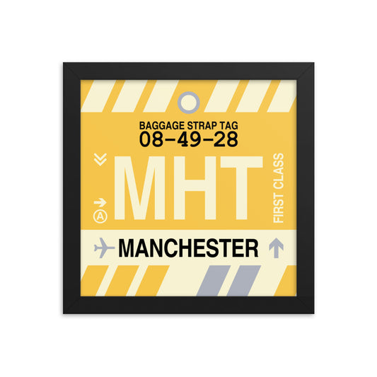 Travel-Themed Framed Print • MHT Manchester Souvenir • YHM Designs - Image 01