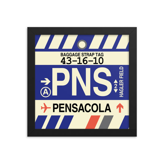 Travel-Themed Framed Print • PNS Pensacola • YHM Designs - Image 01