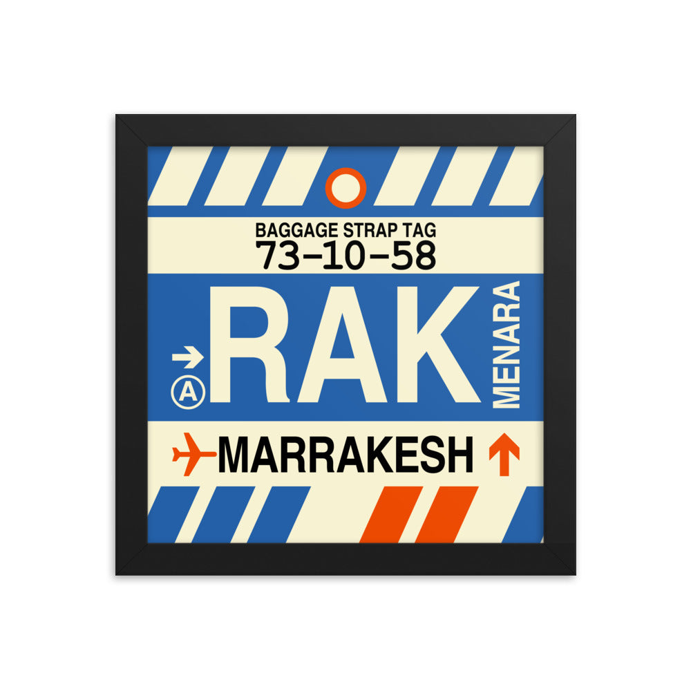 Travel-Themed Framed Print • RAK Marrakesh Souvenir • YHM Designs - Image 01