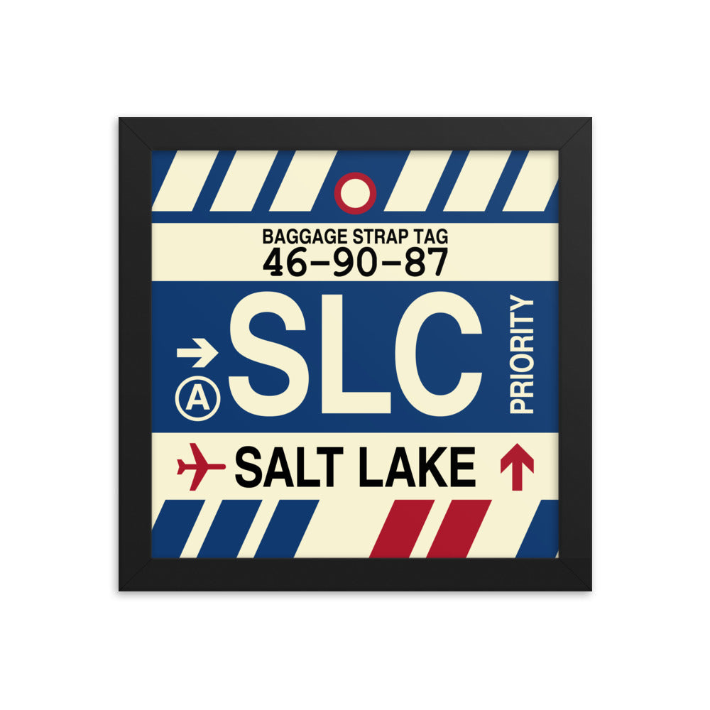 Salt Lake City Utah Prints and Wall Art • SLC Airport Code