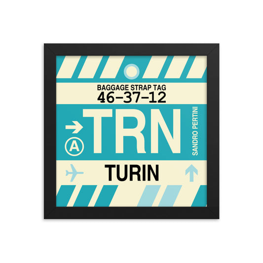 Travel-Themed Framed Print • TRN Turin • YHM Designs - Image 01