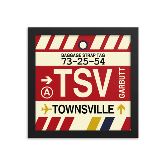 Travel-Themed Framed Print • TSV Townsville • YHM Designs - Image 01