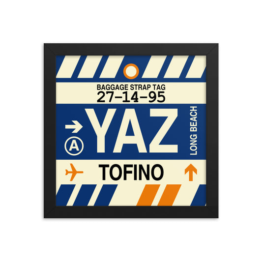 Travel-Themed Framed Print • YAZ Tofino • YHM Designs - Image 01