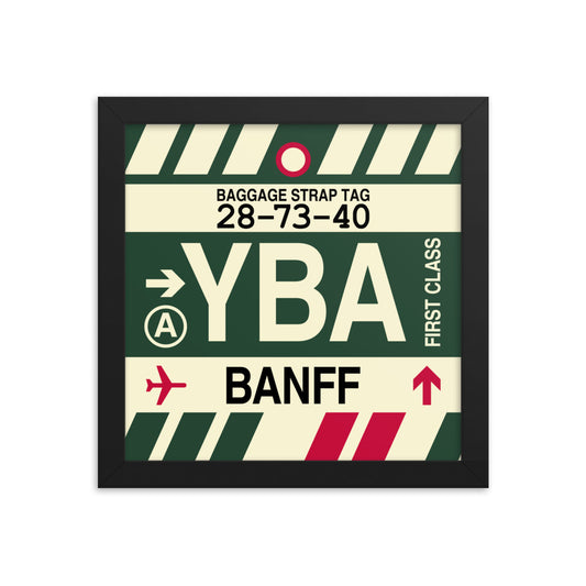 Travel-Themed Framed Print • YBA Banff • YHM Designs - Image 01