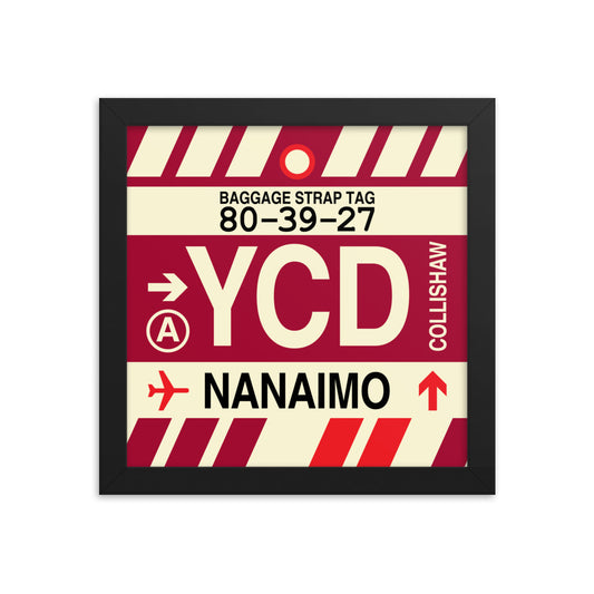 Travel-Themed Framed Print • YCD Nanaimo • YHM Designs - Image 01