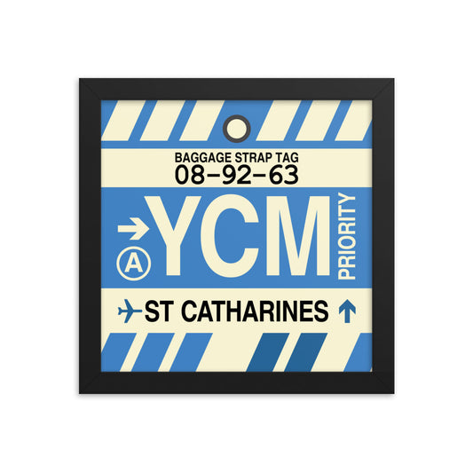 Travel-Themed Framed Print • YCM St. Catharines • YHM Designs - Image 01