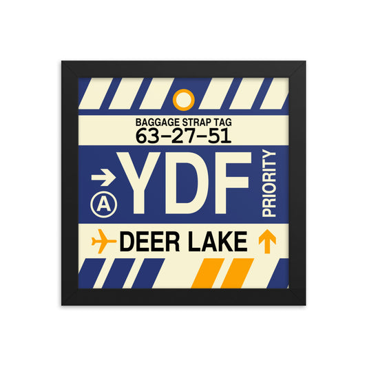 Travel-Themed Framed Print • YDF Deer Lake • YHM Designs - Image 01