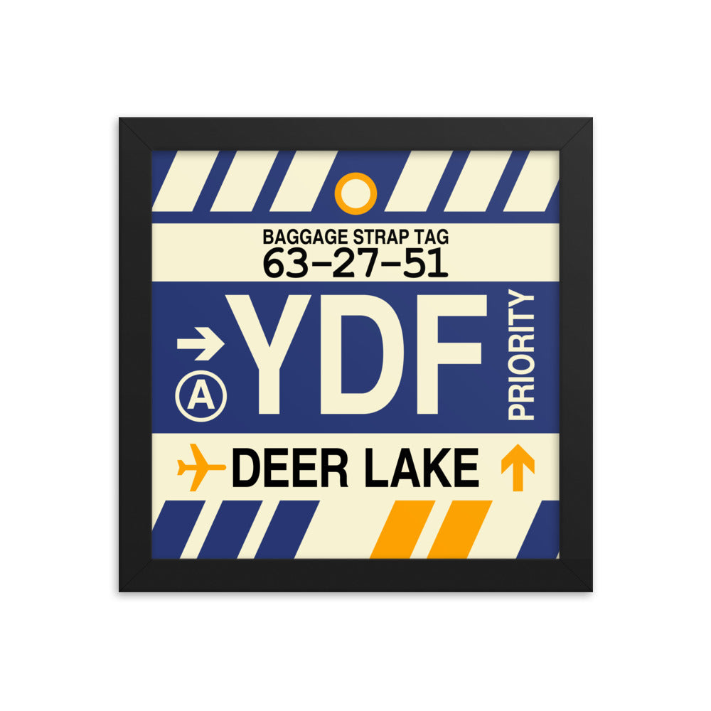 Travel-Themed Framed Print • YDF Deer Lake Souvenir • YHM Designs - Image 01