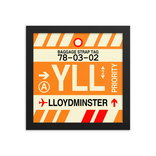 Travel-Themed Framed Print • YLL Lloydminster • YHM Designs - Image 01