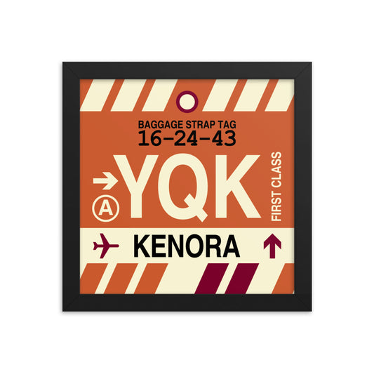 Travel-Themed Framed Print • YQK Kenora • YHM Designs - Image 01