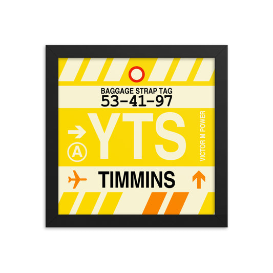 Travel-Themed Framed Print • YTS Timmins • YHM Designs - Image 01