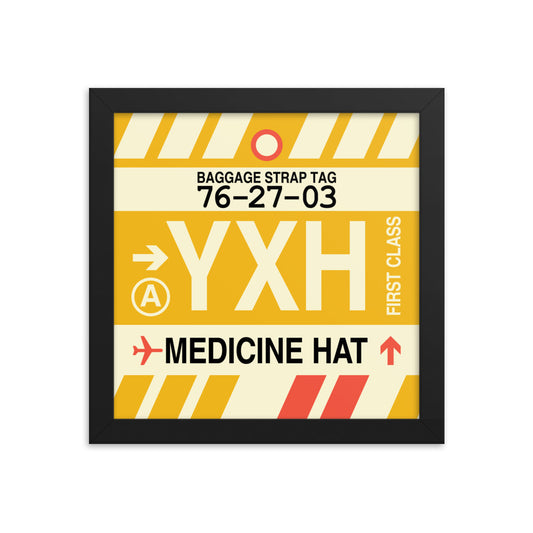 Travel-Themed Framed Print • YXH Medicine Hat • YHM Designs - Image 01