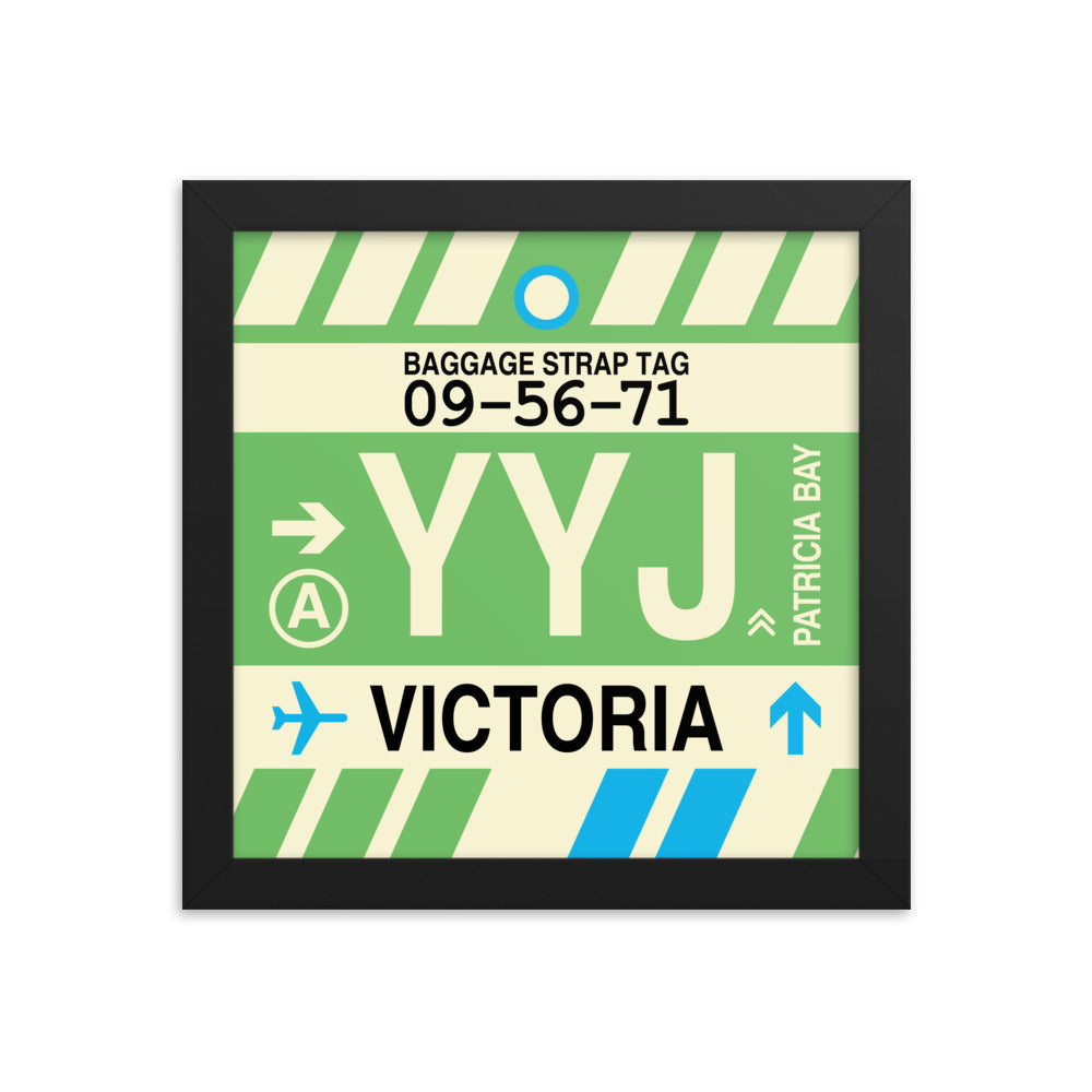 Travel-Themed Framed Print • YYJ Victoria • YHM Designs - Image 01