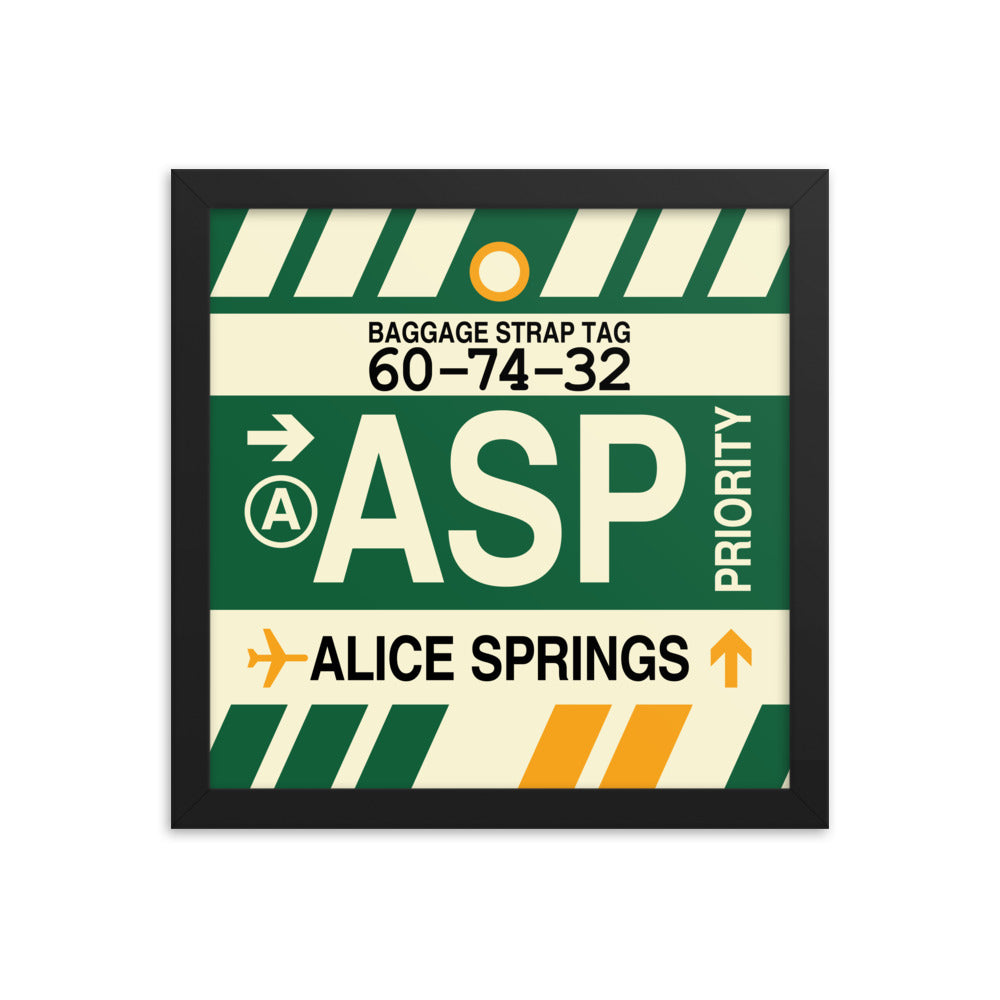 Travel-Themed Framed Print • ASP Alice Springs • YHM Designs - Image 02