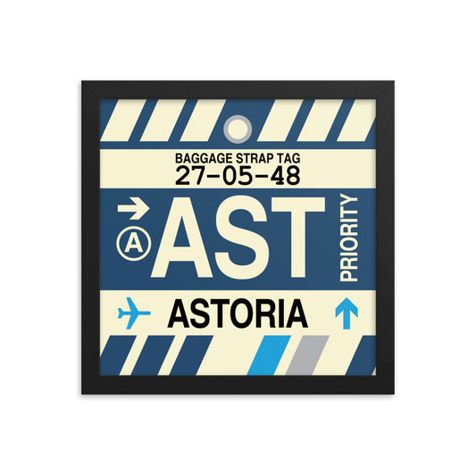 Travel-Themed Framed Print • AST Astoria • YHM Designs - Image 02