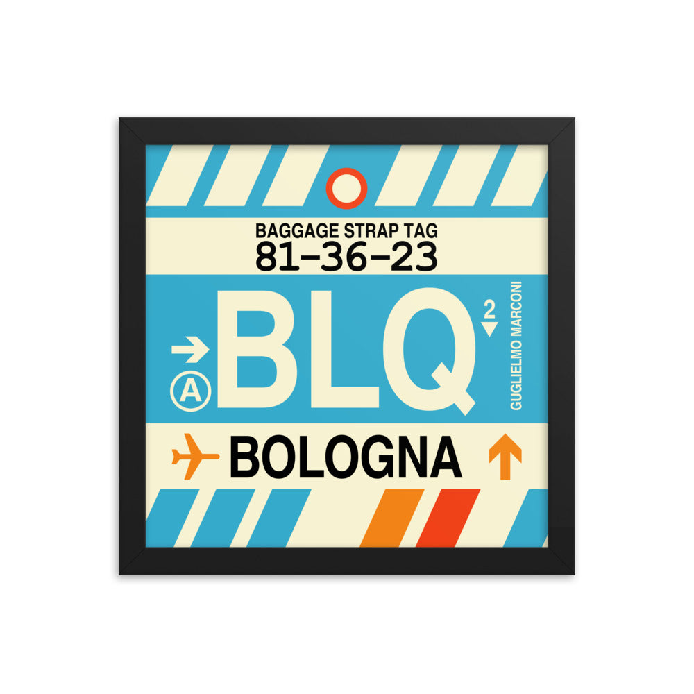 Travel-Themed Framed Print • BLQ Bologna • YHM Designs - Image 02