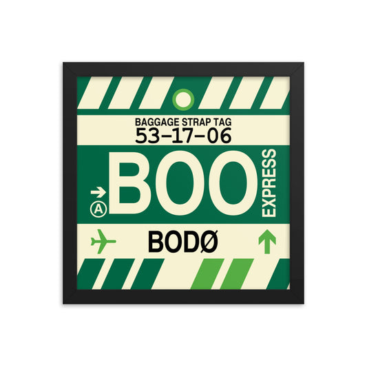 Travel-Themed Framed Print • BOO Bodo • YHM Designs - Image 02