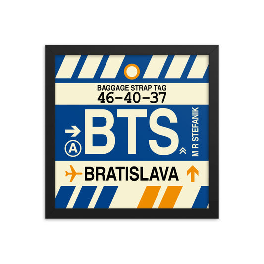 Travel-Themed Framed Print • BTS Bratislava • YHM Designs - Image 02