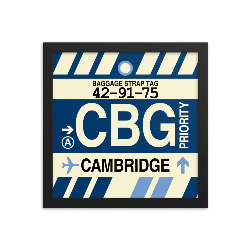 Travel-Themed Framed Print • CBG Cambridge Souvenir • YHM Designs - Image 02