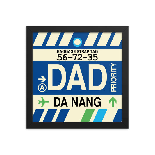 Travel-Themed Framed Print • DAD Da Nang • YHM Designs - Image 02