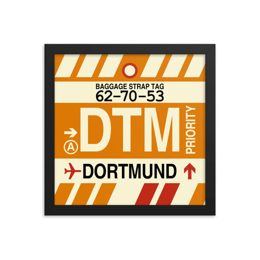 Travel-Themed Framed Print • DTM Dortmund • YHM Designs - Image 02