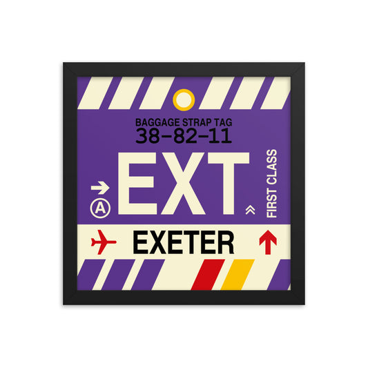 Travel-Themed Framed Print • EXT Exeter • YHM Designs - Image 02