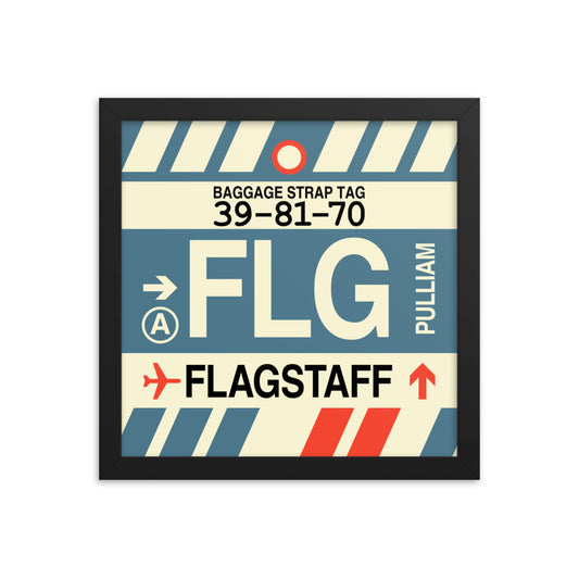 Travel-Themed Framed Print • FLG Flagstaff • YHM Designs - Image 02