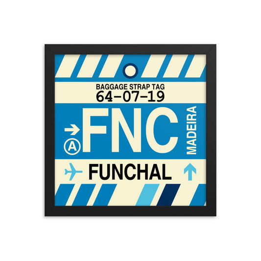 Travel-Themed Framed Print • FNC Funchal • YHM Designs - Image 02